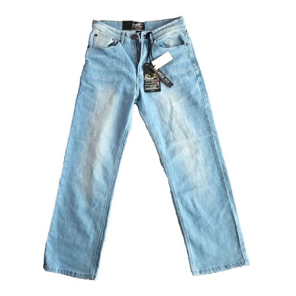 Pjmark Jeans Men's Relaxed Fit 30x30 Light Blue 5 Pocket Cotton Bld Stretch NWT - Picture 2 of 16